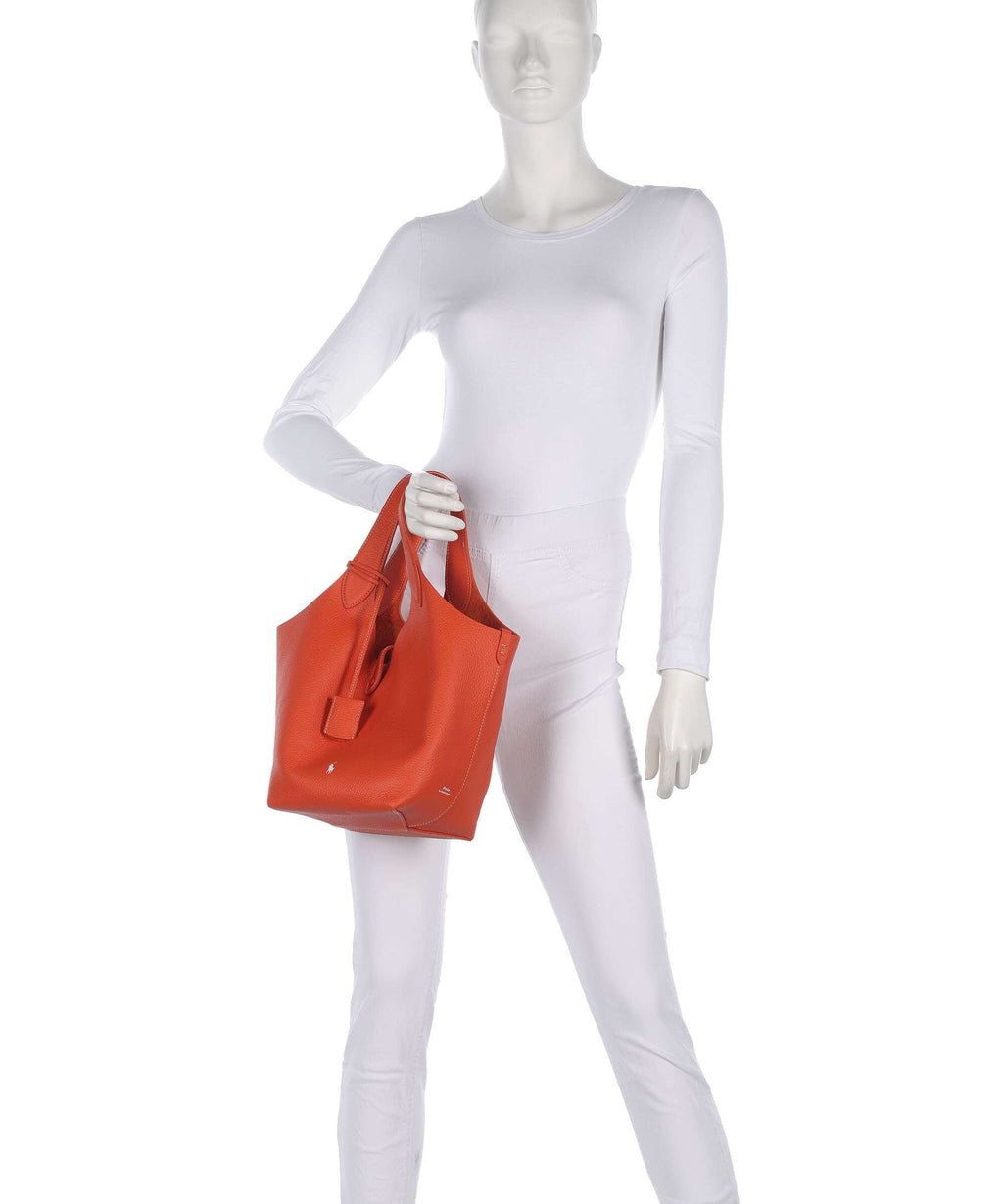 Polo Ralph Lauren Play Medium Handbag sunset orange