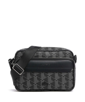 Lacoste The Blend Crossover taske monogram noir/gris