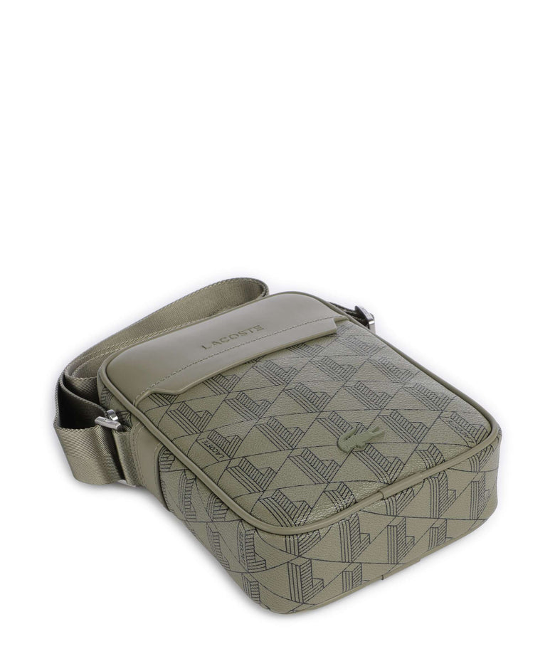 Lacoste The Blend Crossbody bag mono kaki/noir