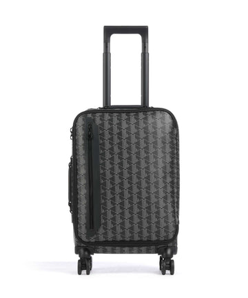 Lacoste The Blend Kuffert med 4 hjul monogram noir/gris