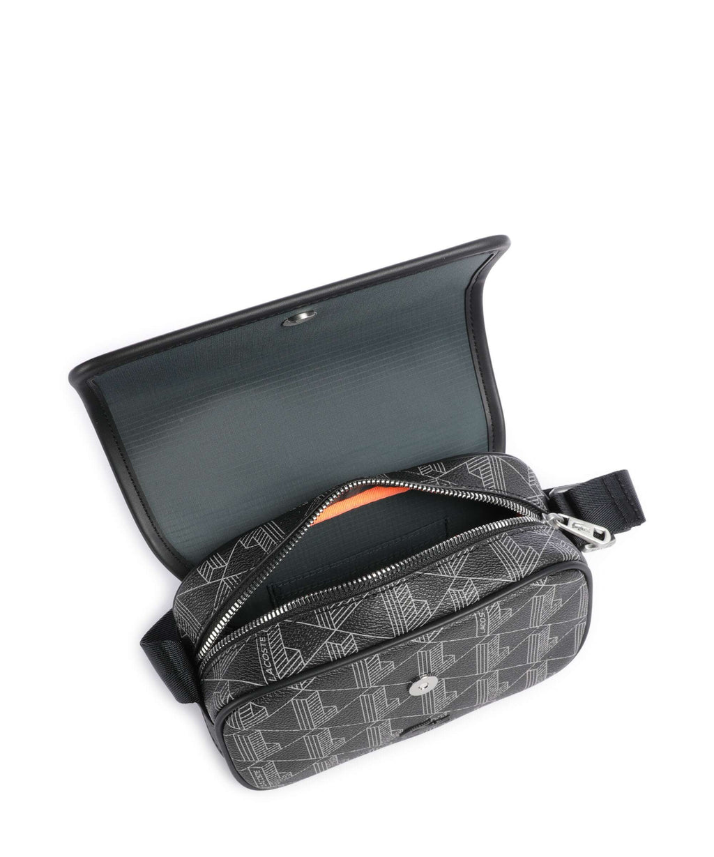 Lacoste The Blend Crossbody bag monogram/noir/gris
