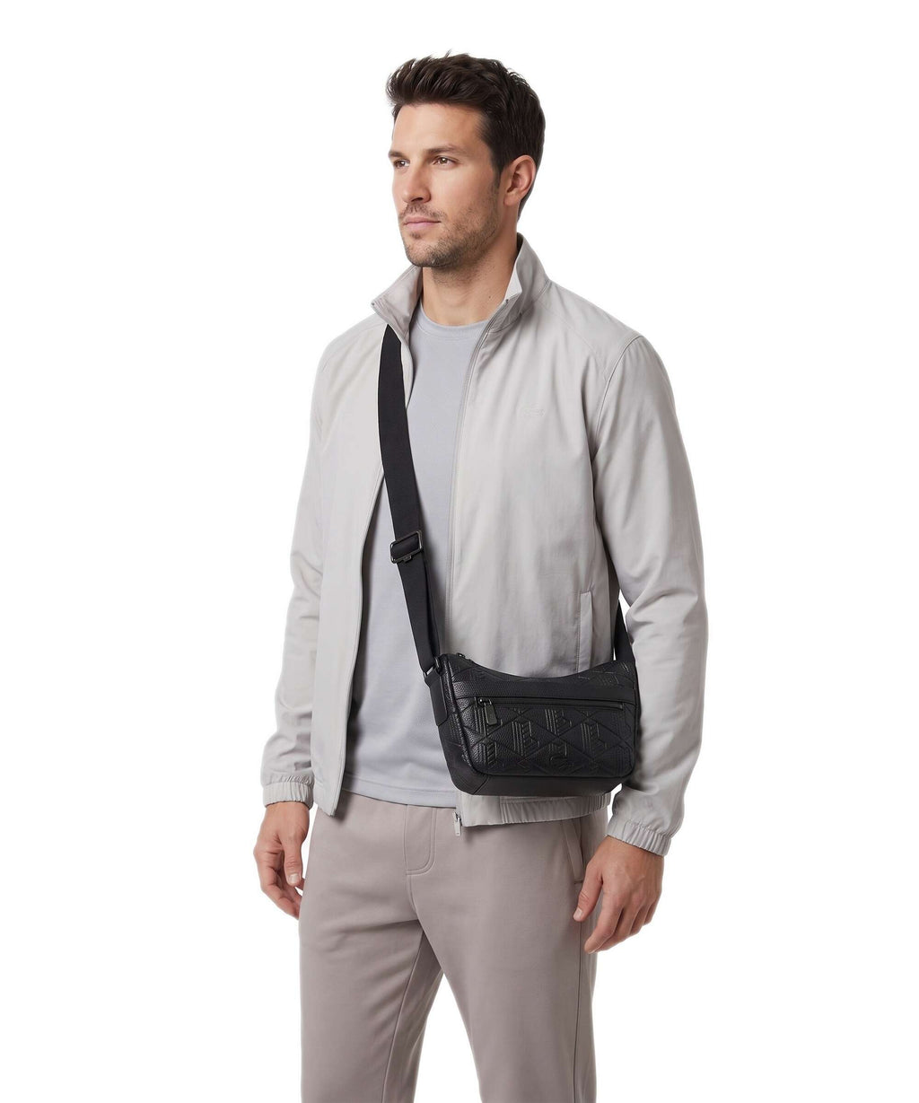 Lacoste Megagrain Crossbody bag noir
