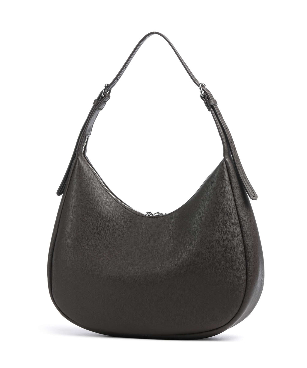 Lacoste Authentic Hobo bag dark brown
