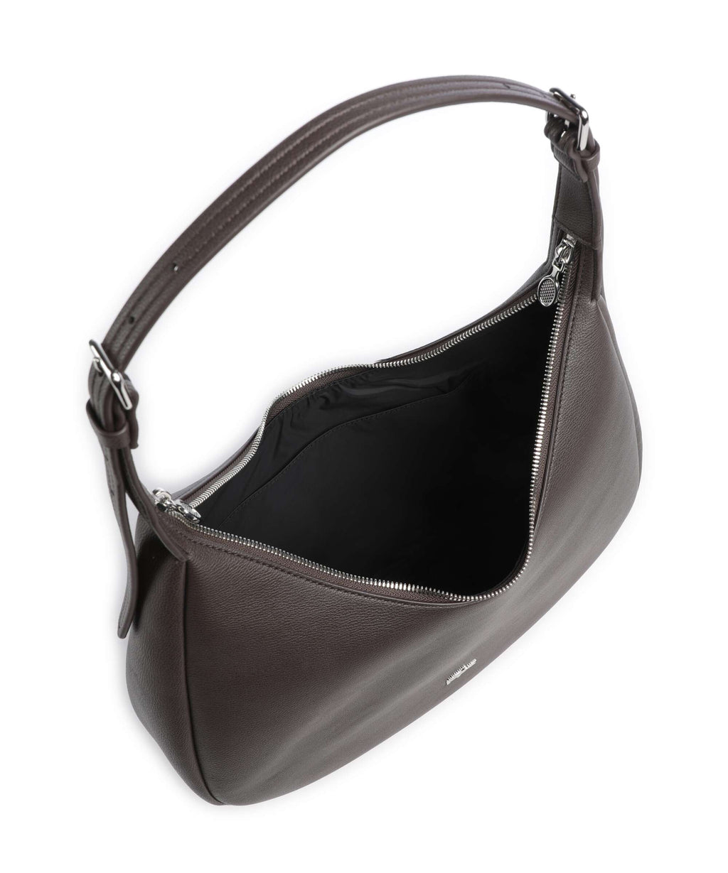Lacoste Authentic Hobo bag dark brown