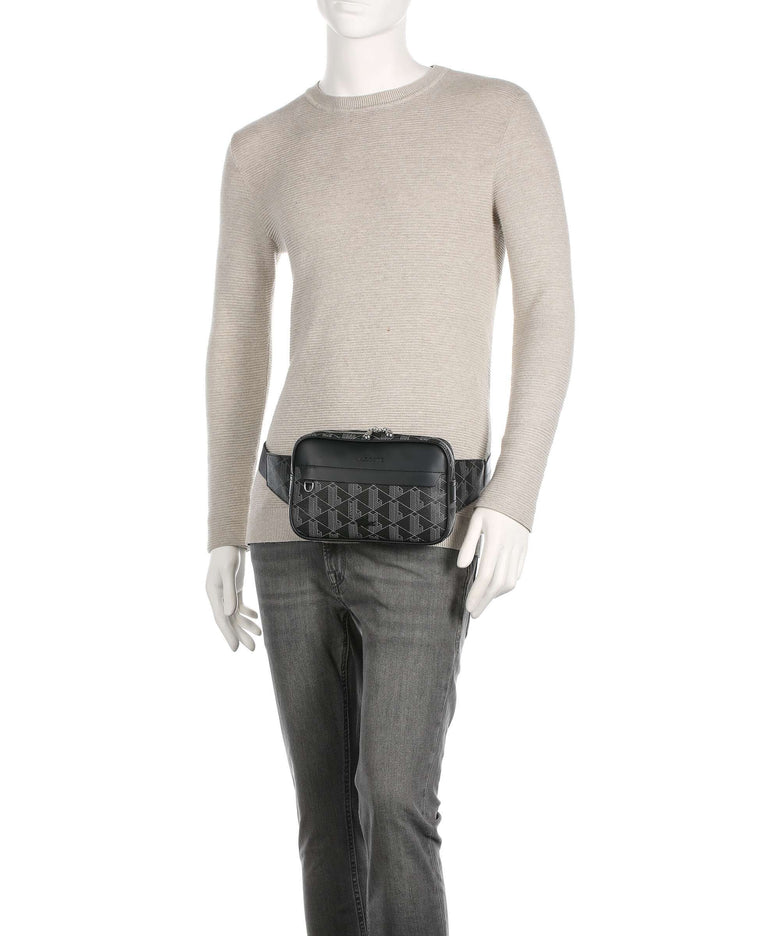 Lacoste The Blend Belt bag allover monogram/noir/gris