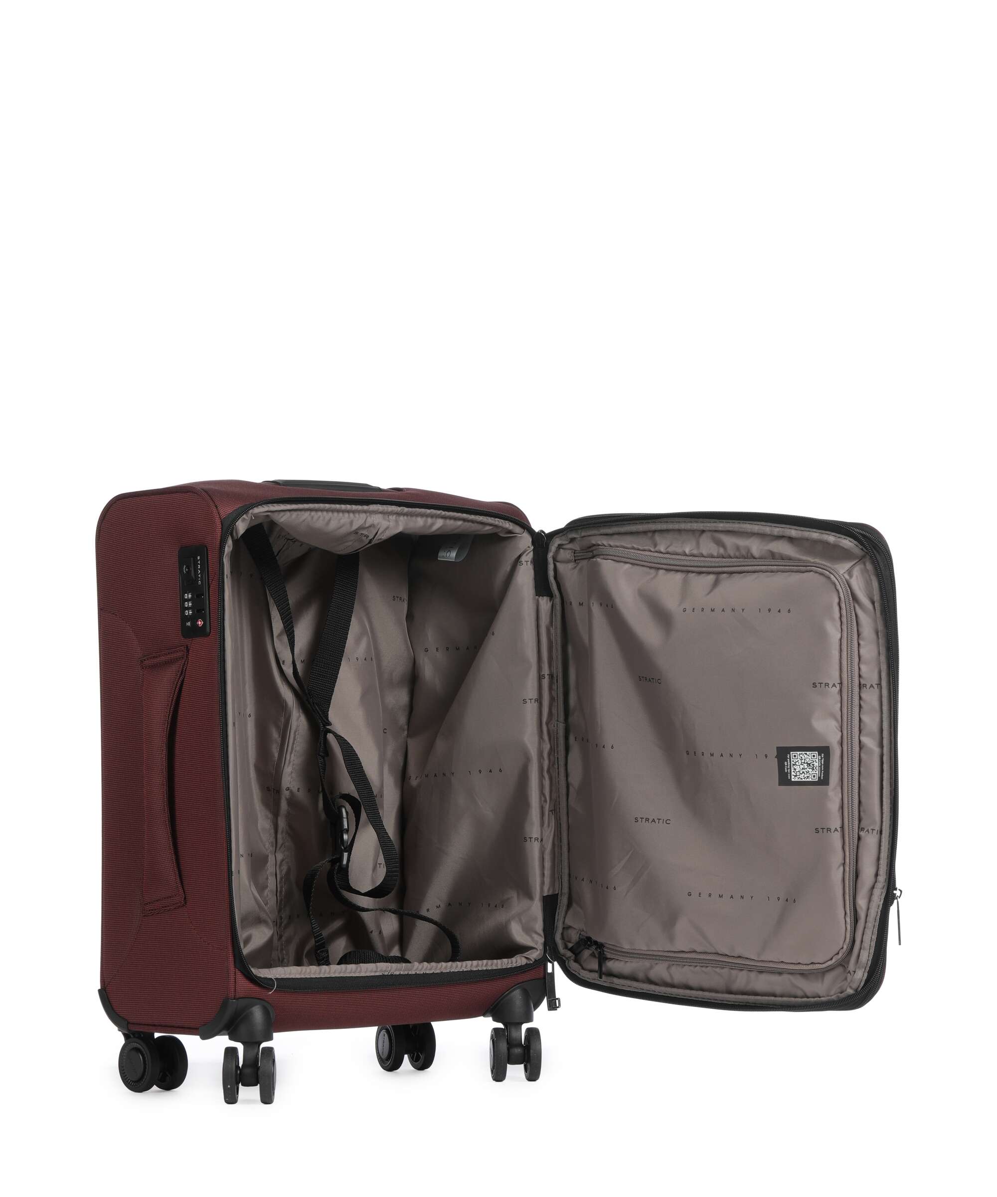 Stratic Bendigo Light+ Spinner (4 wheels) redwine