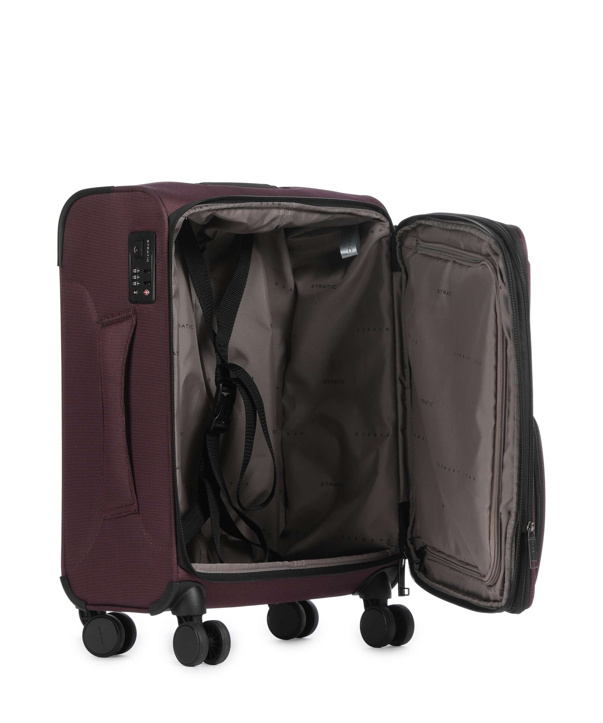 Stratic Bendigo Light+ Spinner (4 wheels) aubergine