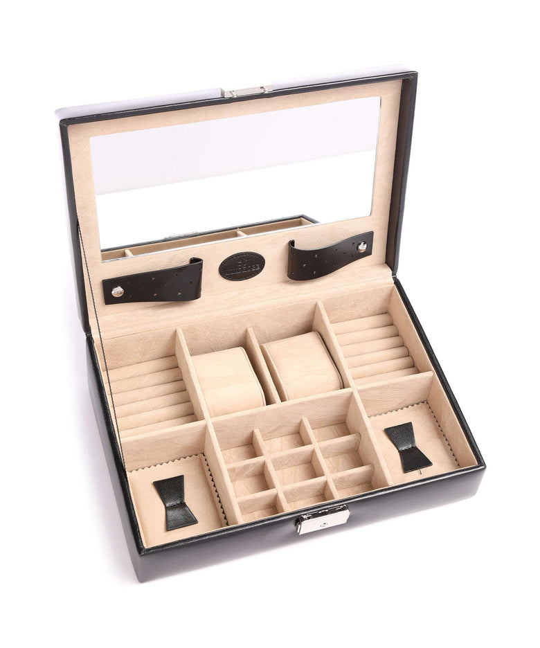Windrose Merino Jewelry box schwarz