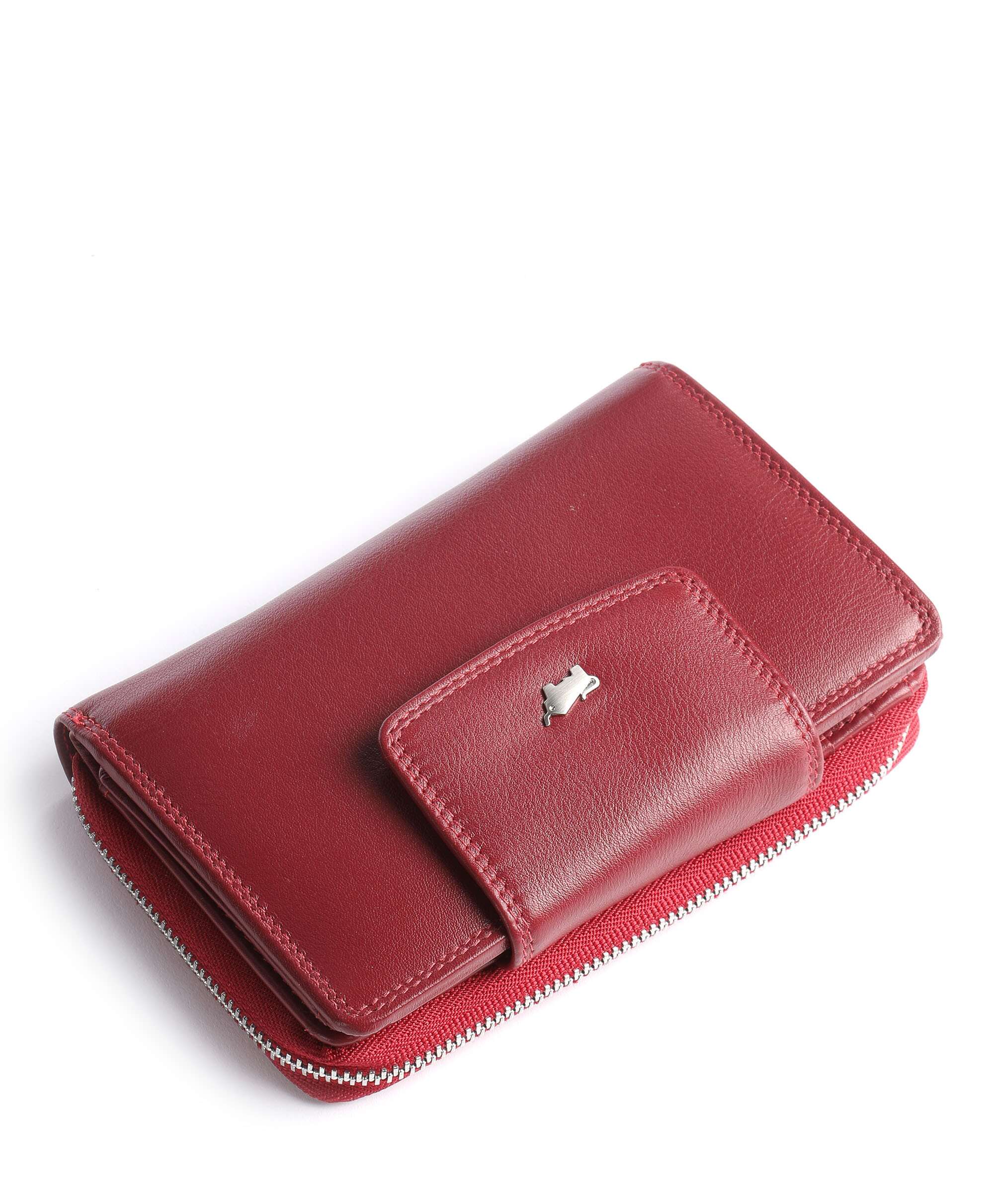 Braun Büffel Golf Secure Wallet rot
