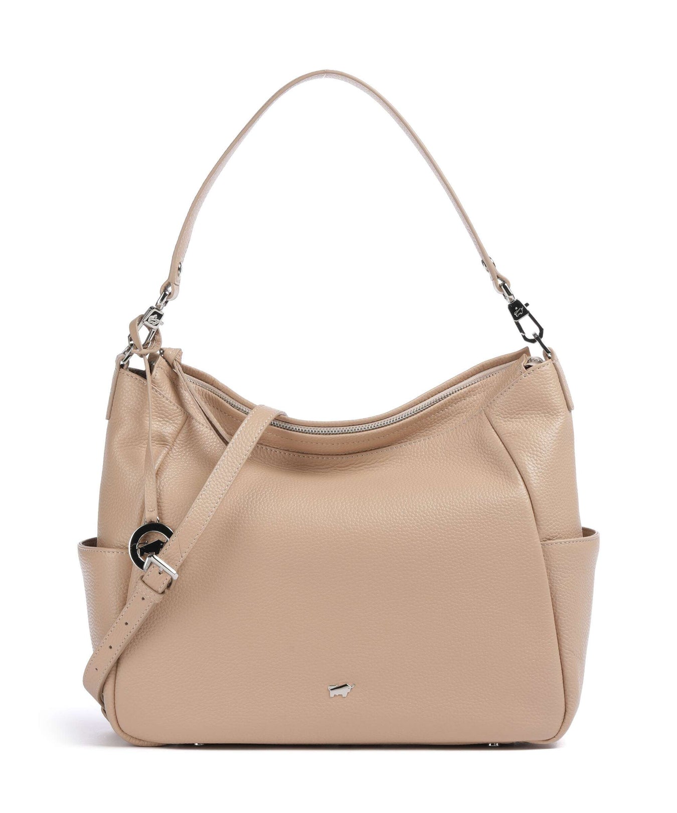 Braun Büffel Hanna Hobo bag creme