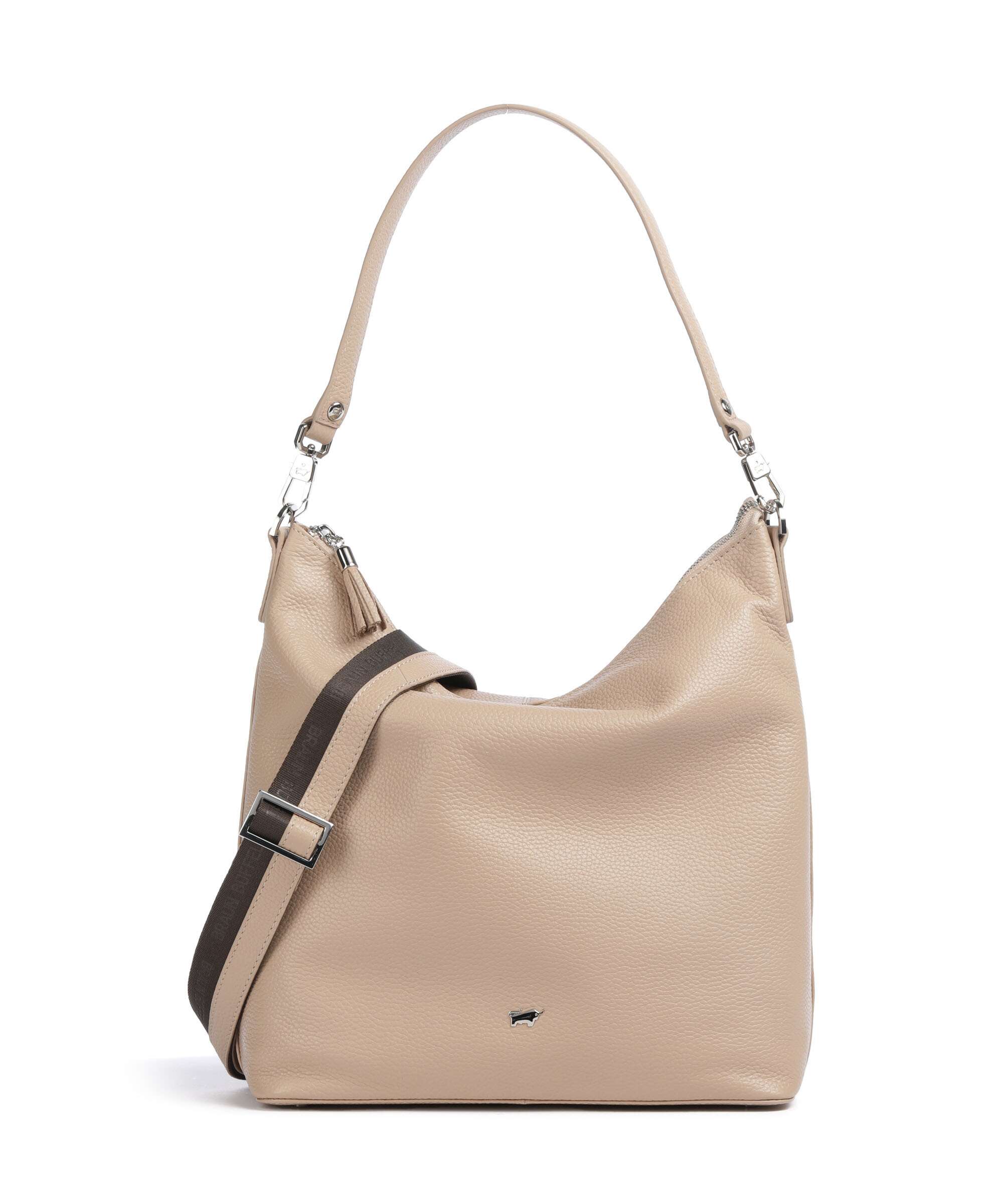 Braun Büffel Hanna M Hobo bag creme