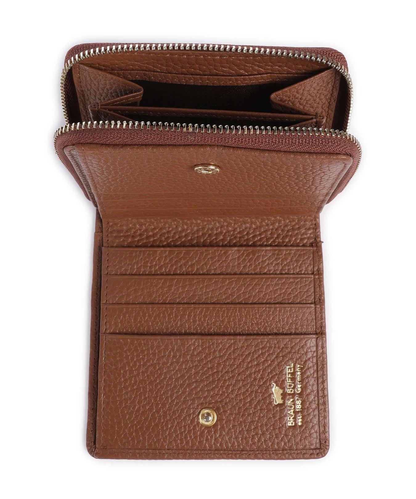 Braun Büffel Asti RFID Wallet saddle brown