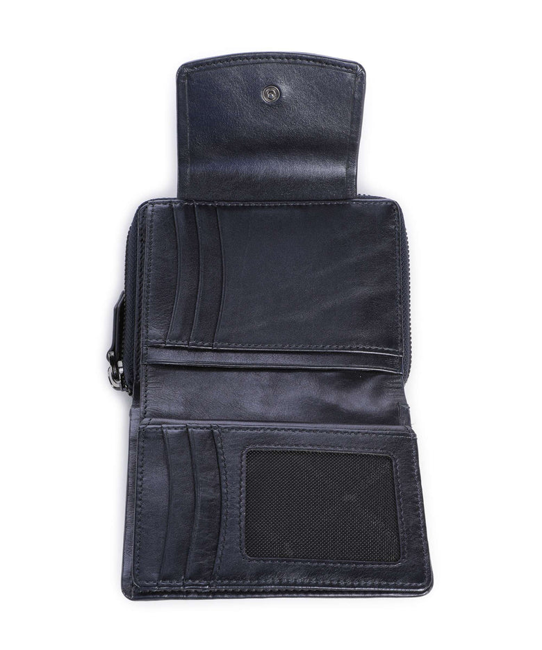 Braun Büffel Ruby RFID Wallet blau