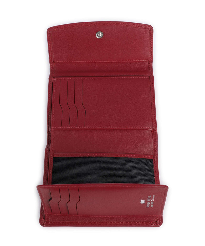 Braun Büffel Golf RFID Wallet rot