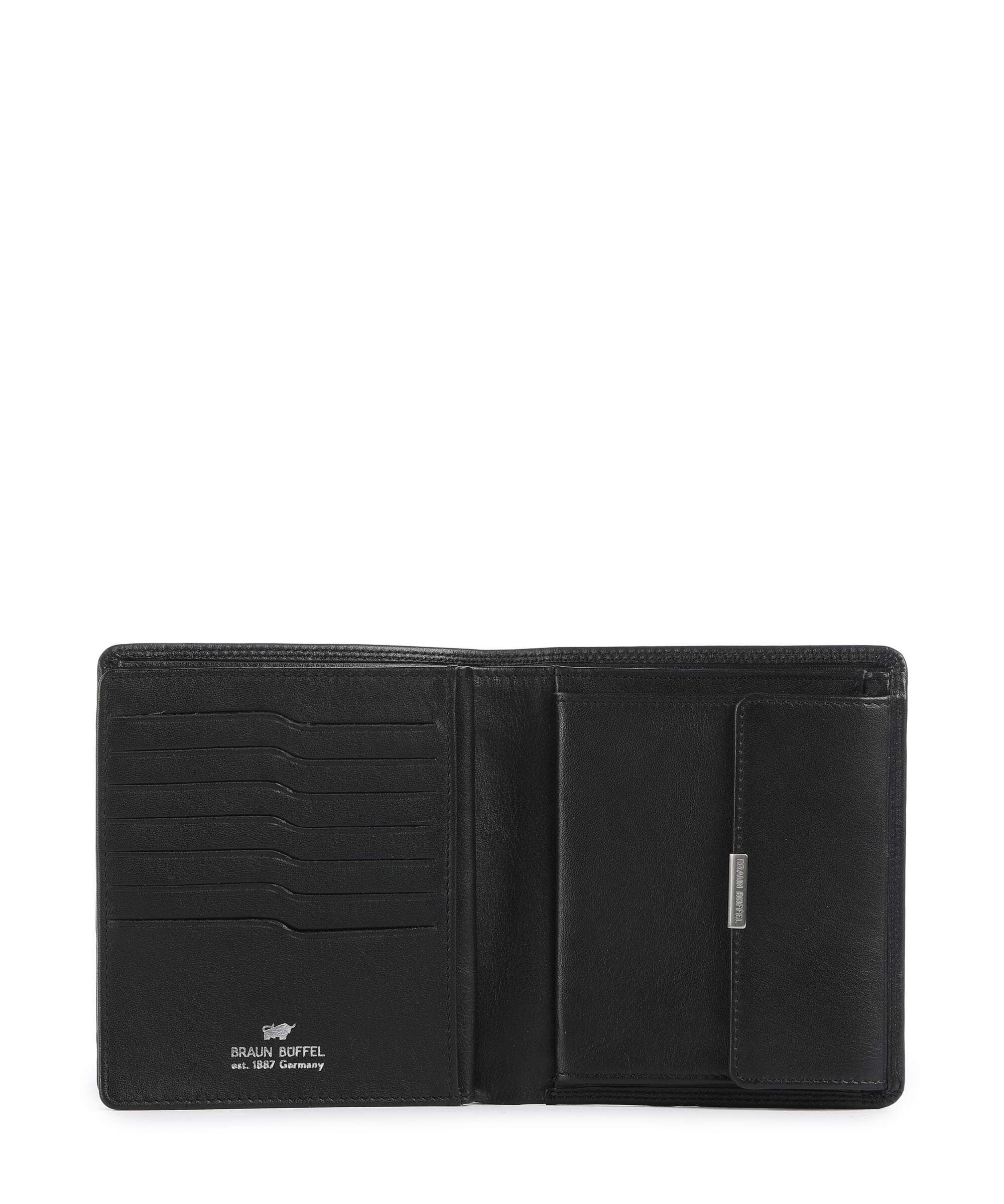 Braun Büffel Golf RFID Wallet schwarz