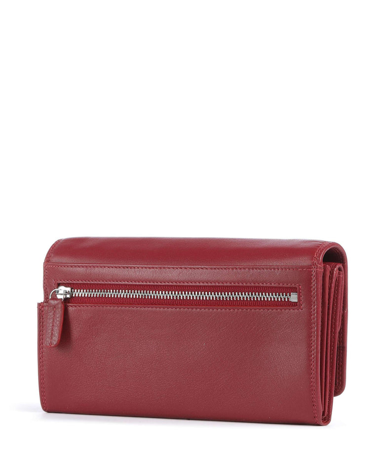 Braun Büffel Golf RFID Wallet rot