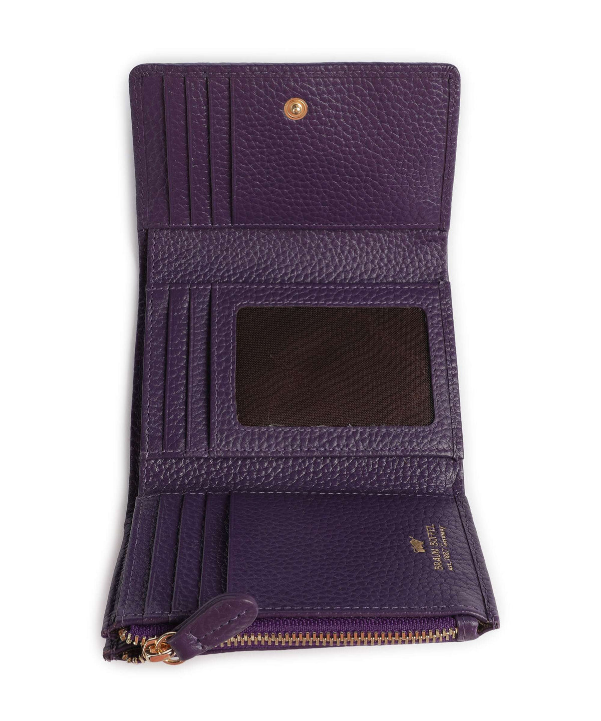 Braun Büffel Asti S Wallet mystery violet