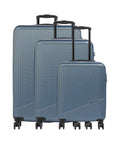 Travelite Bali Suitcase set (4 wheels) blau