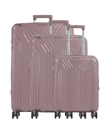 Travelite Elvaa Kuffertsæt (4 hjul) rosé