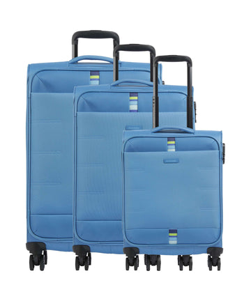Travelite Rügen Kuffertsæt (4 hjul) mittelblau