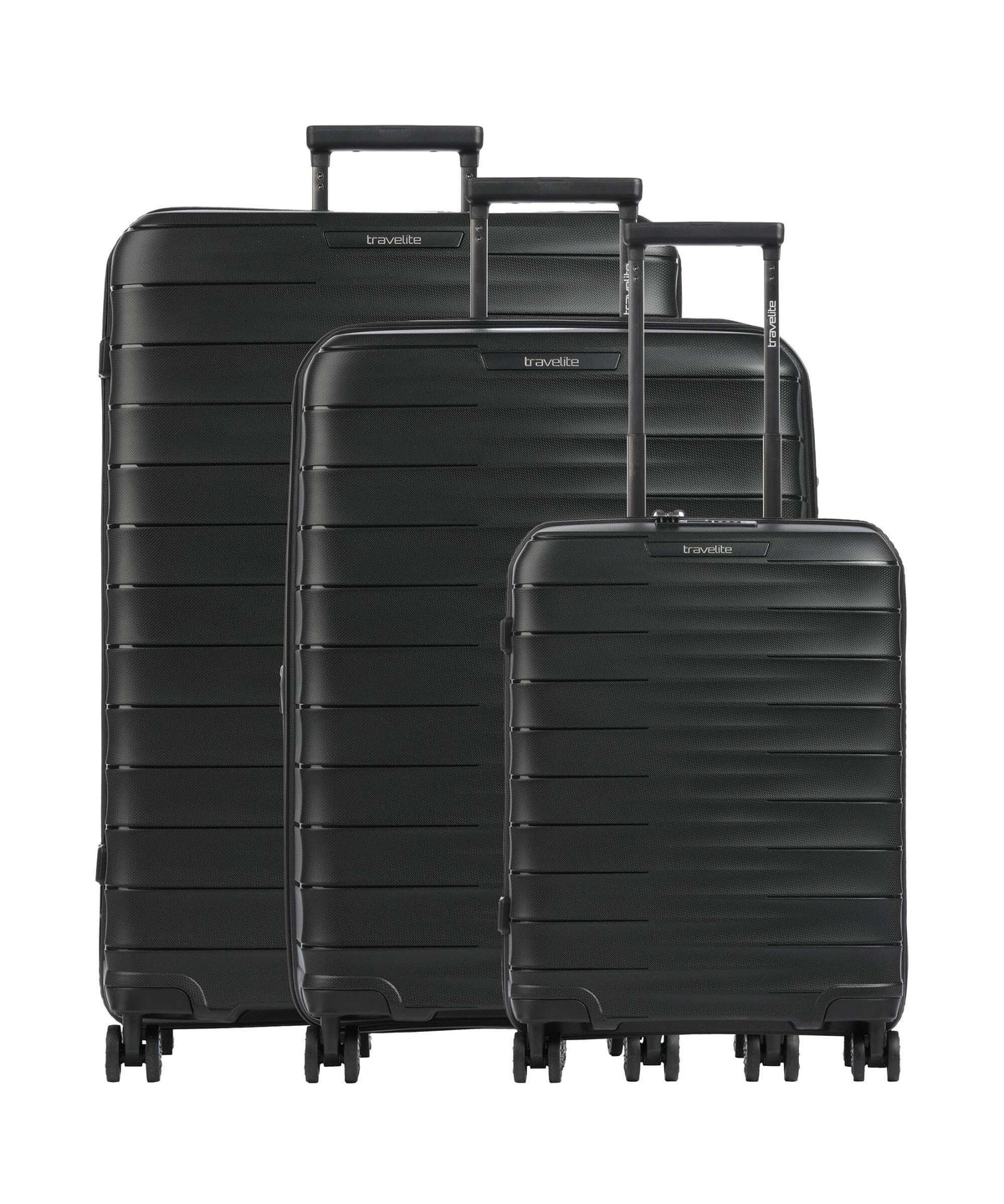 Travelite Mooby Suitcase set (4 wheels) schwarz