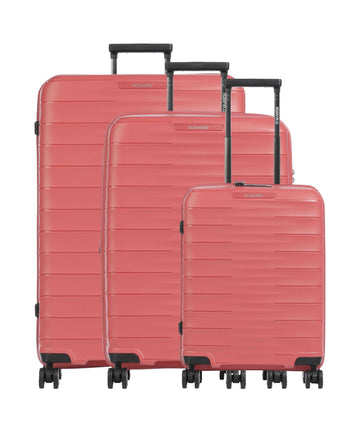 Travelite Mooby Kuffertsæt (4 hjul) rot