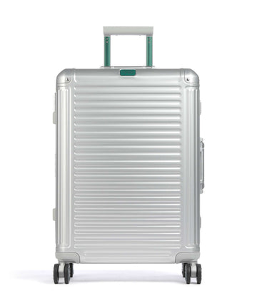 Travelite Next Kuffert med 4 hjul silber/grün