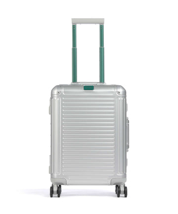 Travelite Next Kuffert med 4 hjul silber/grün