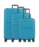 Travelite Trient Suitcase set (4 wheels) petrol