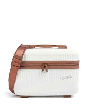 Travelite Bali Makeup kuffert weiss/cognac