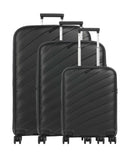 Travelite Burano Kuffertsæt (4 hjul) black