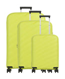 Travelite Burano Kuffertsæt (4 hjul) apple green