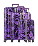 Travelite Lascana Edition Kuffertsæt (4 hjul) purple swirl