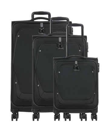 Travelite Umbria Kuffertsæt (4 hjul) black