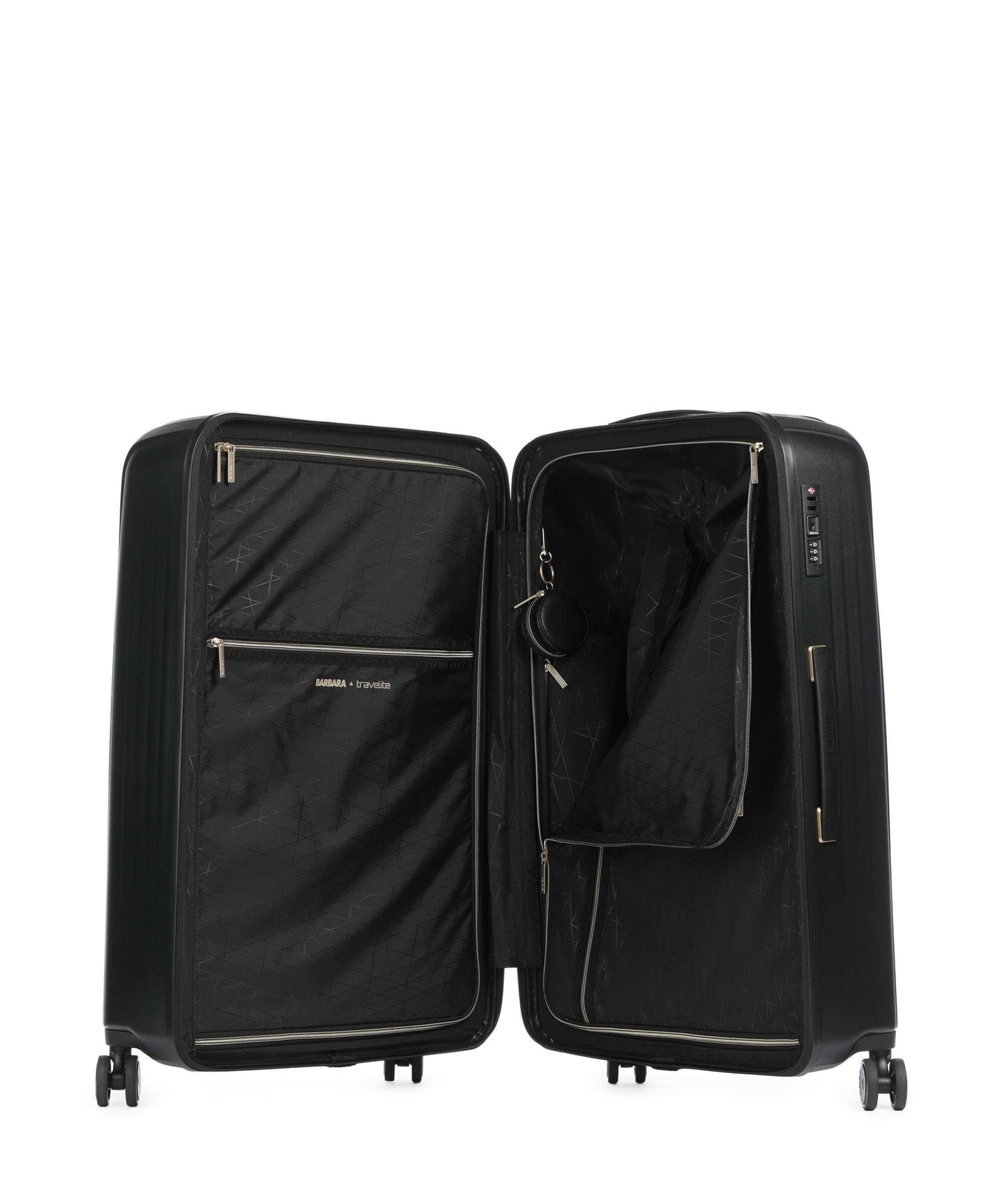 Travelite Barbara Novelty Spinner (4 wheels) schwarz