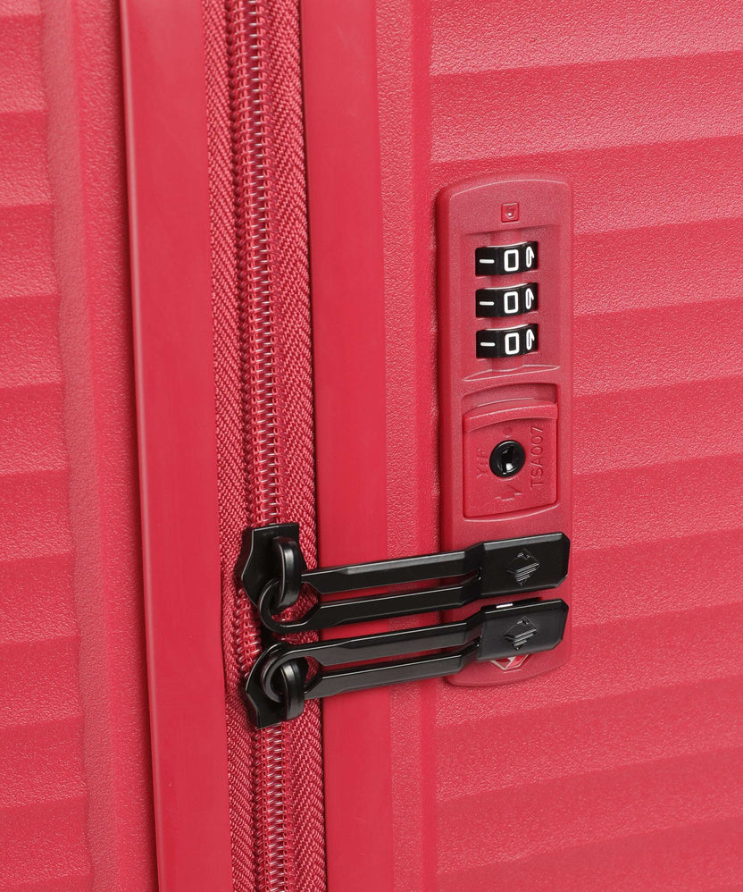 Travelite Air Stripe Suitcase set (4 wheels) red