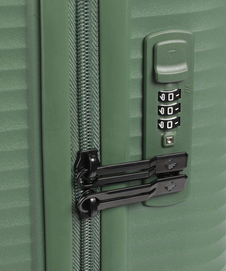 Travelite Air Stripe Spinner (4 wheels) green