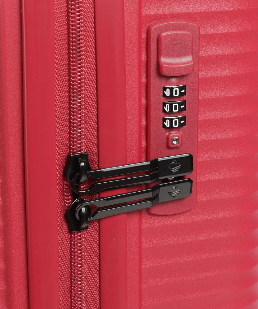 Travelite Air Stripe Slim Spinner (4 wheels) red