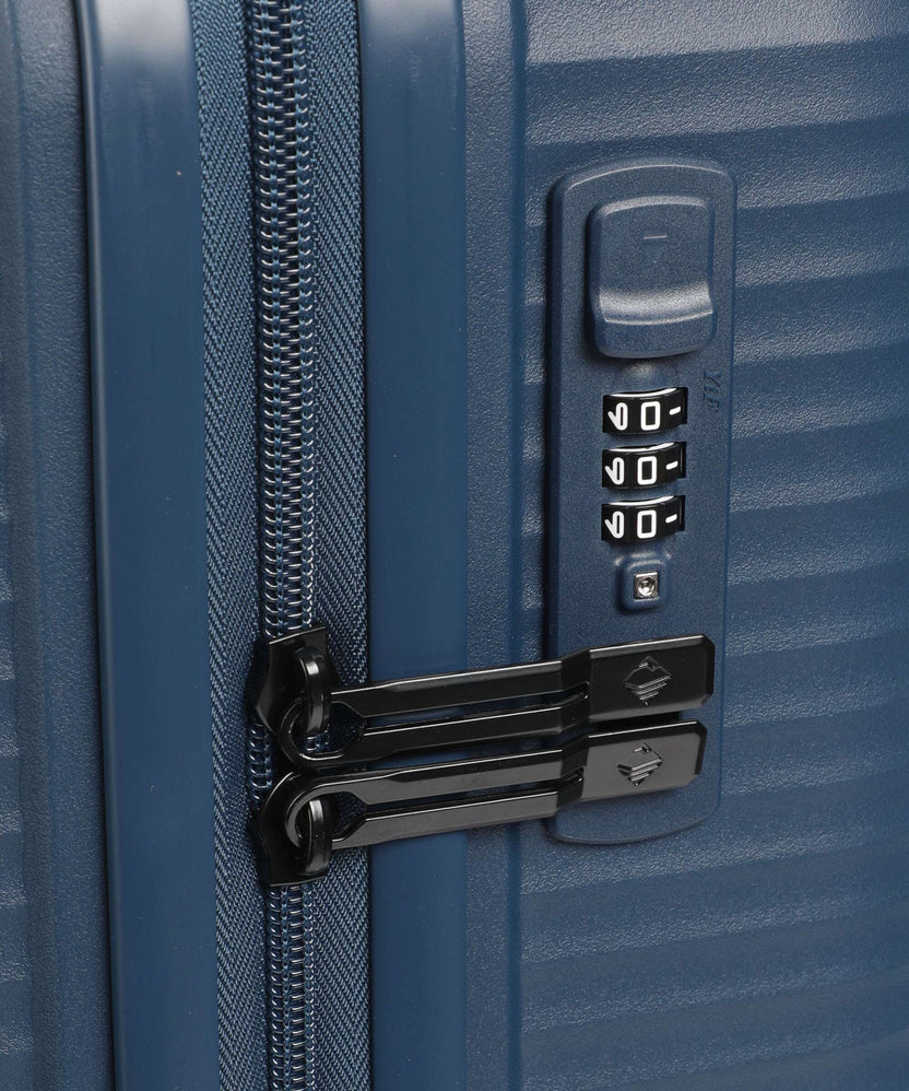 Travelite Air Stripe Slim Spinner (4 wheels) navy