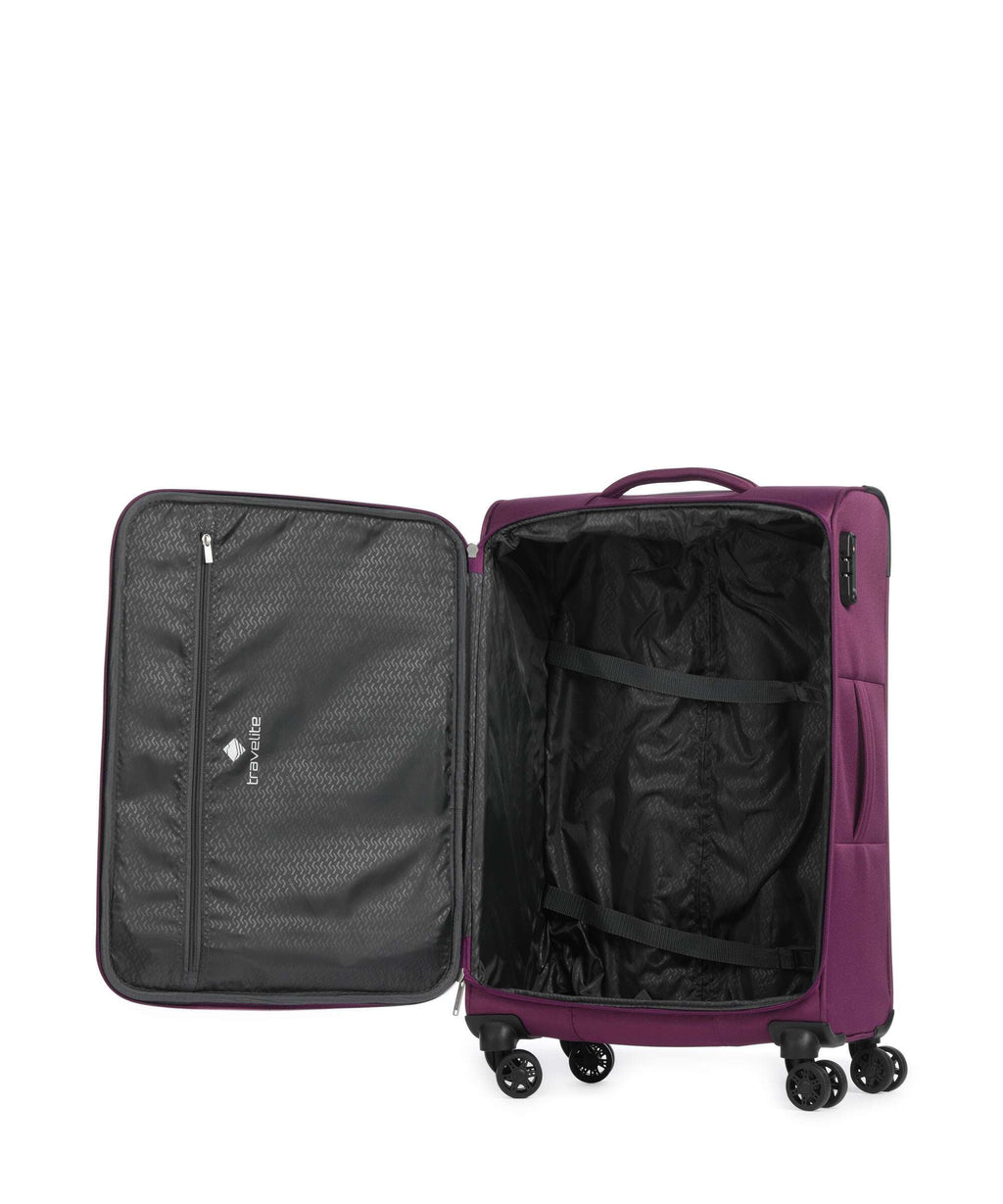 Travelite Priego Suitcase set (4 wheels) berry