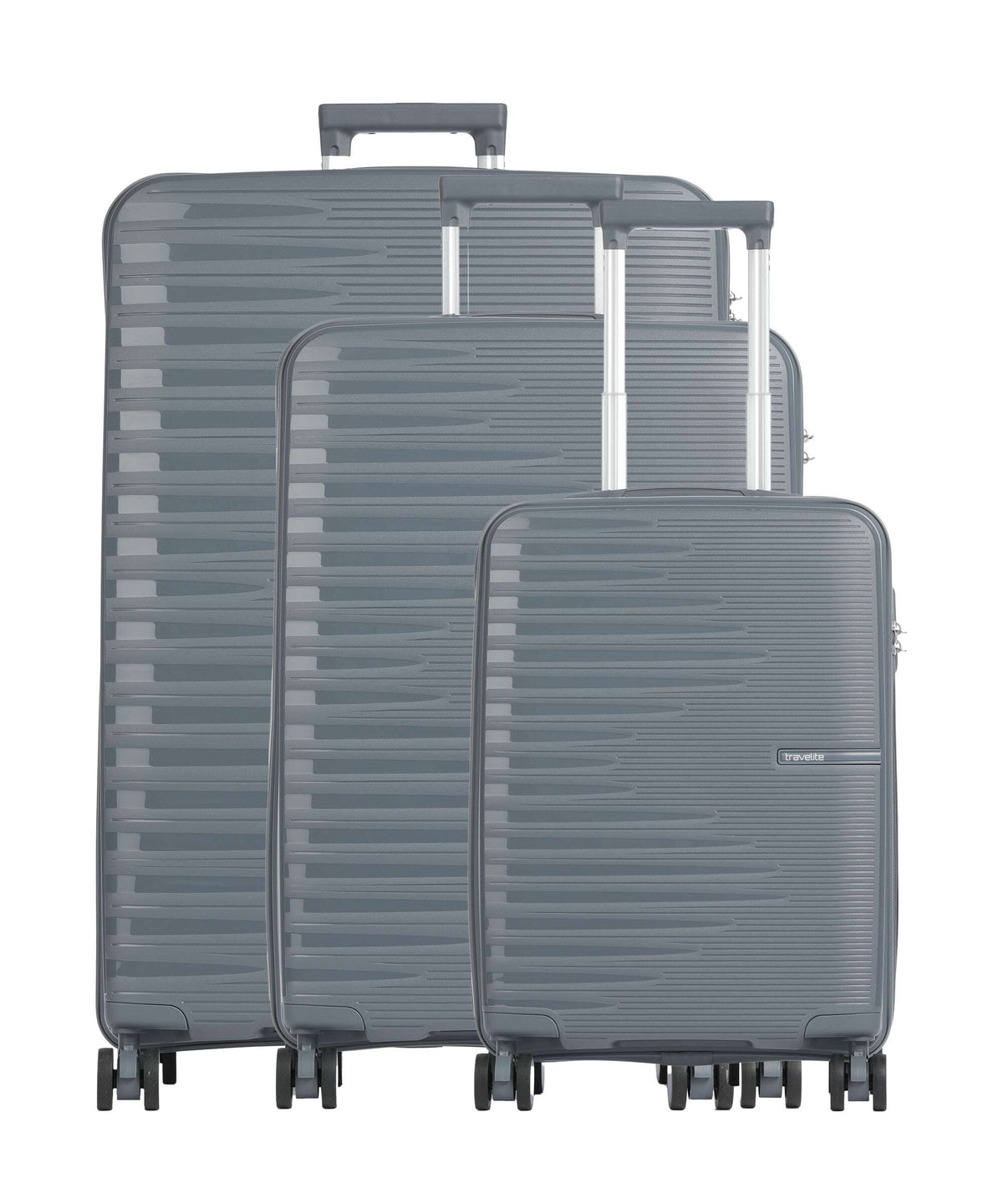 Travelite Pacific Suitcase set (4 wheels) anthracite