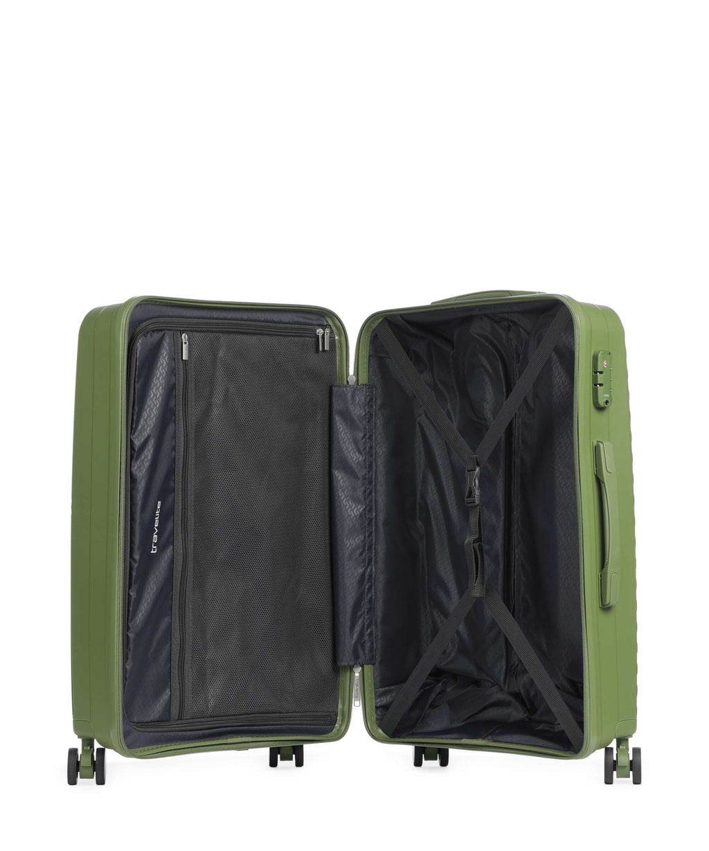 Travelite Pacific Suitcase set (4 wheels) olive