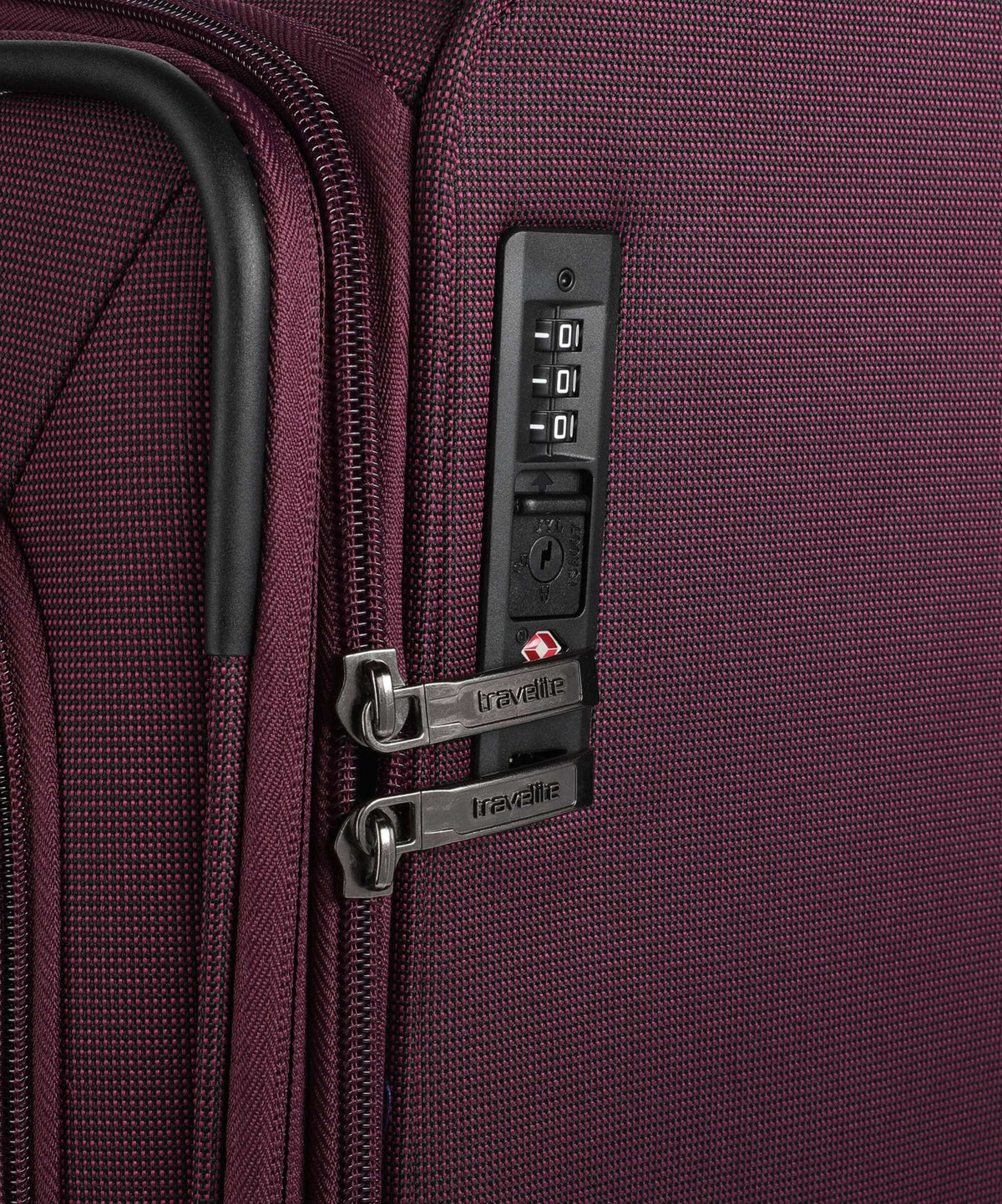 Travelite Cubis Suitcase set (4 wheels) berry