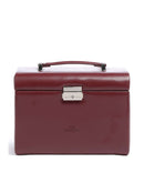 Windrose Merino 4 Etagen Smykkeskrin rot