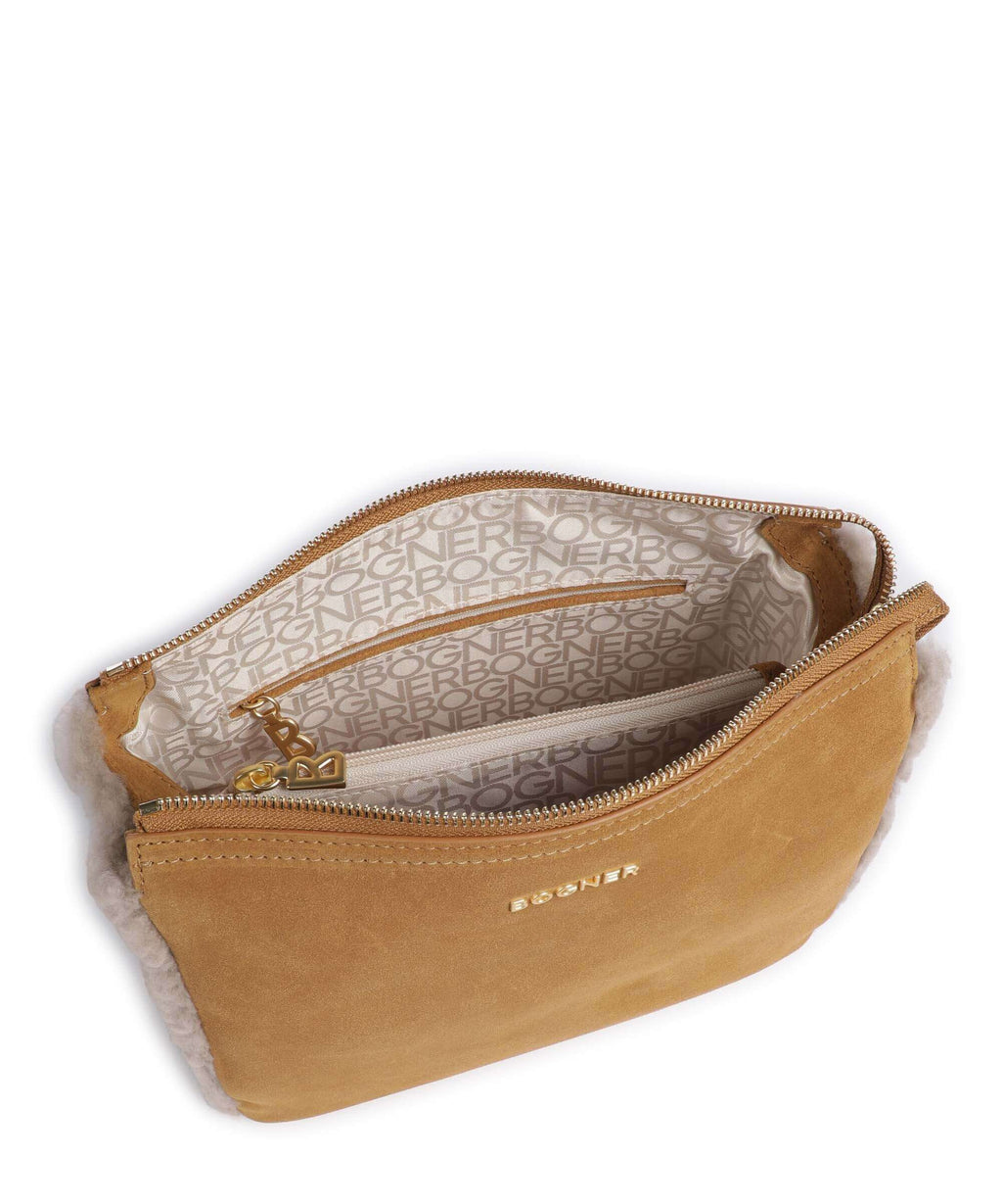 Bogner Banff Frisé Crossbody bag light brown
