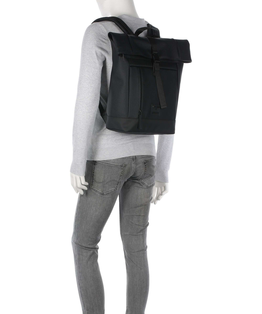 Strellson Westferry Rolltop backpack black
