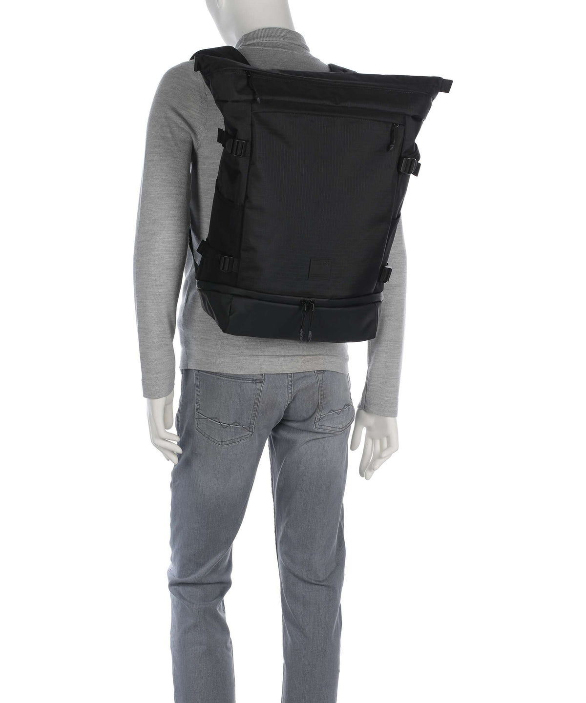 Strellson New Ham Sebastian Rolltop backpack black