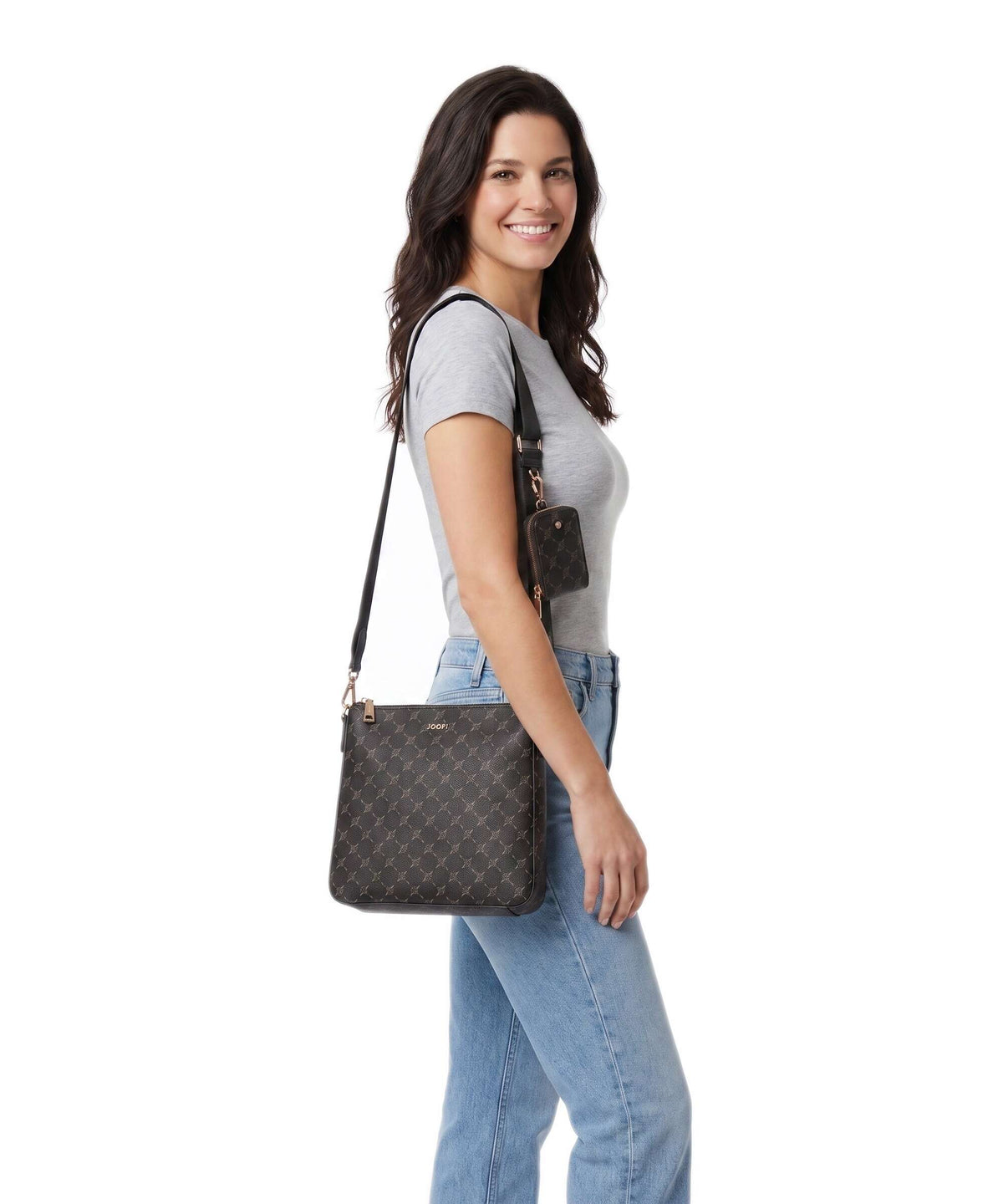 JOOP! Cortina 1.0 Jasmina Crossbody bag seal brown