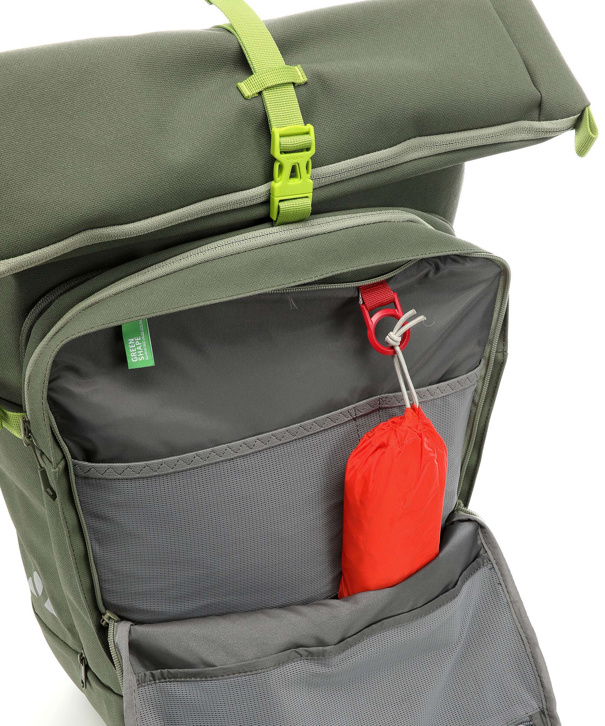 Vaude ExCycling Back QMR 2.0 Bike pannier cedar wood