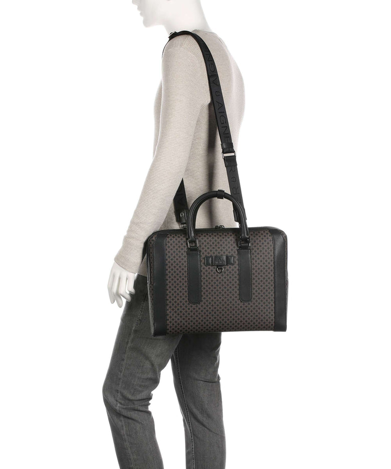 Aigner The Core Briefcase dadino brown